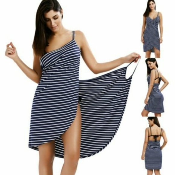 Dresses & Skirts - PURPLE wrap-around dress